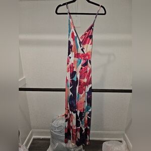 Floral summer maxi dress